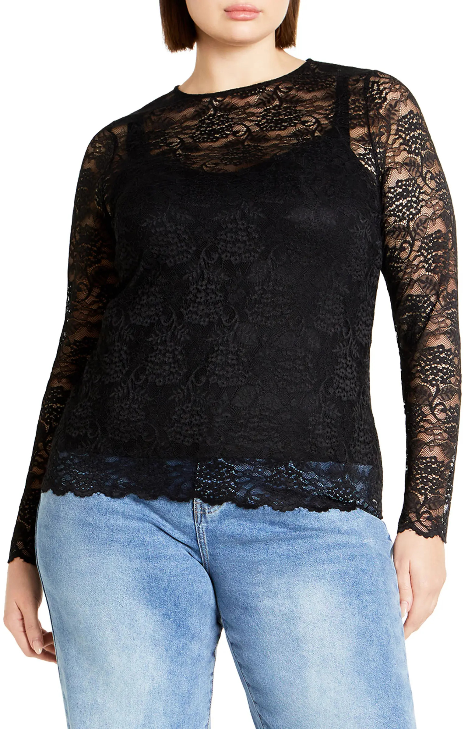 Selena Lace Top | Nordstrom