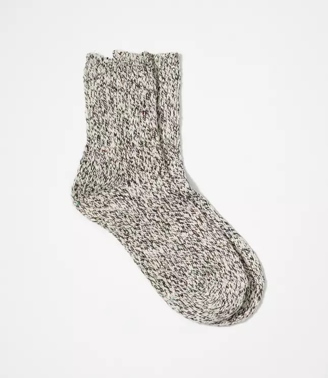 Marled Cozy Crew Socks | LOFT | LOFT