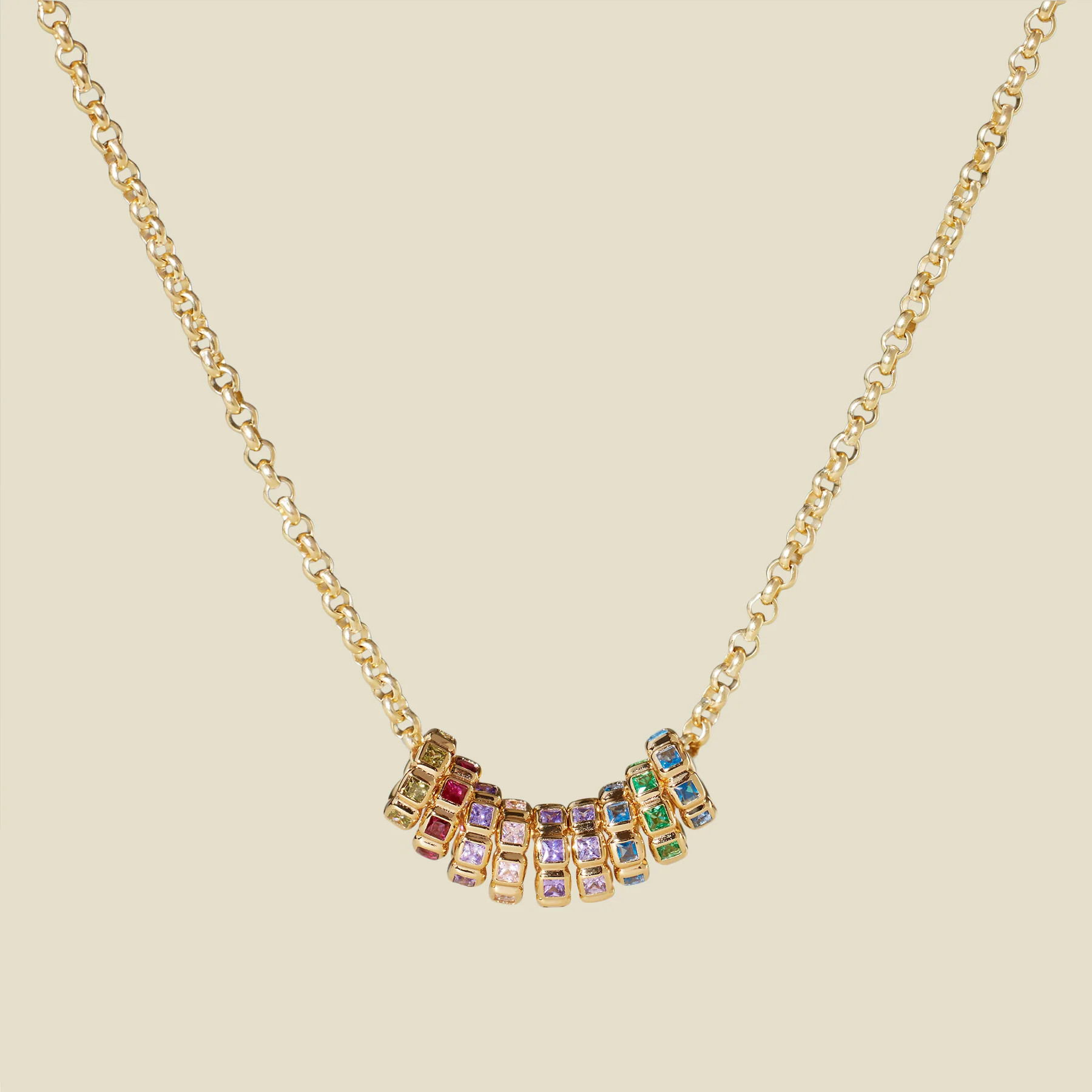 Rolo Charm Chain Necklace | Made By Mary