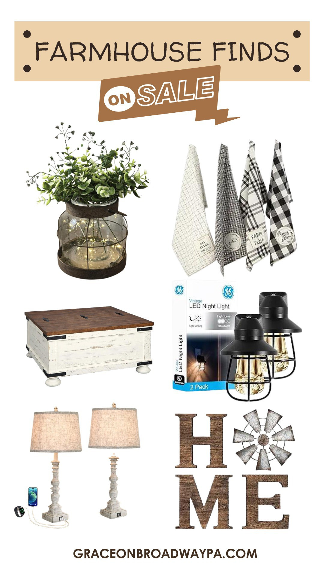 Get ready to add a touch of farmhouse charm to your home! 🏡✨ I've rounded up a collection of the dreamiest farmhouse-themed items on sale now on Amazon. From cozy throws to vintage-inspired decor, there's something for every farmhouse fan! 🐓💕Don't miss out on these incredible deals - it's the perfect time to refresh your home with a farmhouse-inspired makeover! Shop now and give your space that cozy, lived-in feel you've been craving. 🛍️✨#FarmhouseDecor #HomeDecor #AmazonFinds #SaleAlert #RusticCharm #CountryLiving #FarmhouseStyle #HomeInspiration #DecorOnSale #InteriorDesign #HomeSweetHome 🐄🌾

#LTKstyletip #LTKfamily #LTKSeasonal