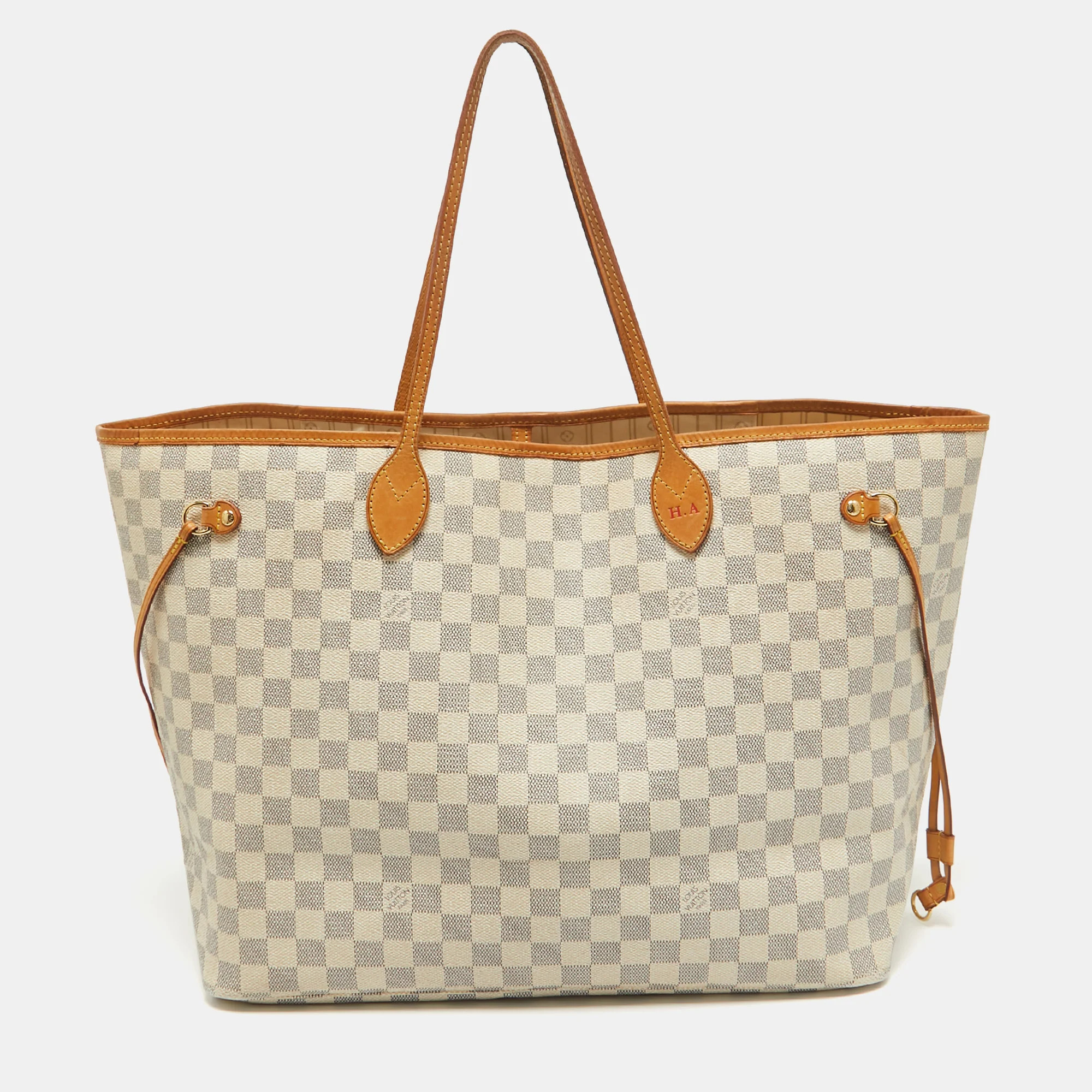 Louis Vuitton Damier Azur Canvas Neverfull Gm Bag | Shop Simon