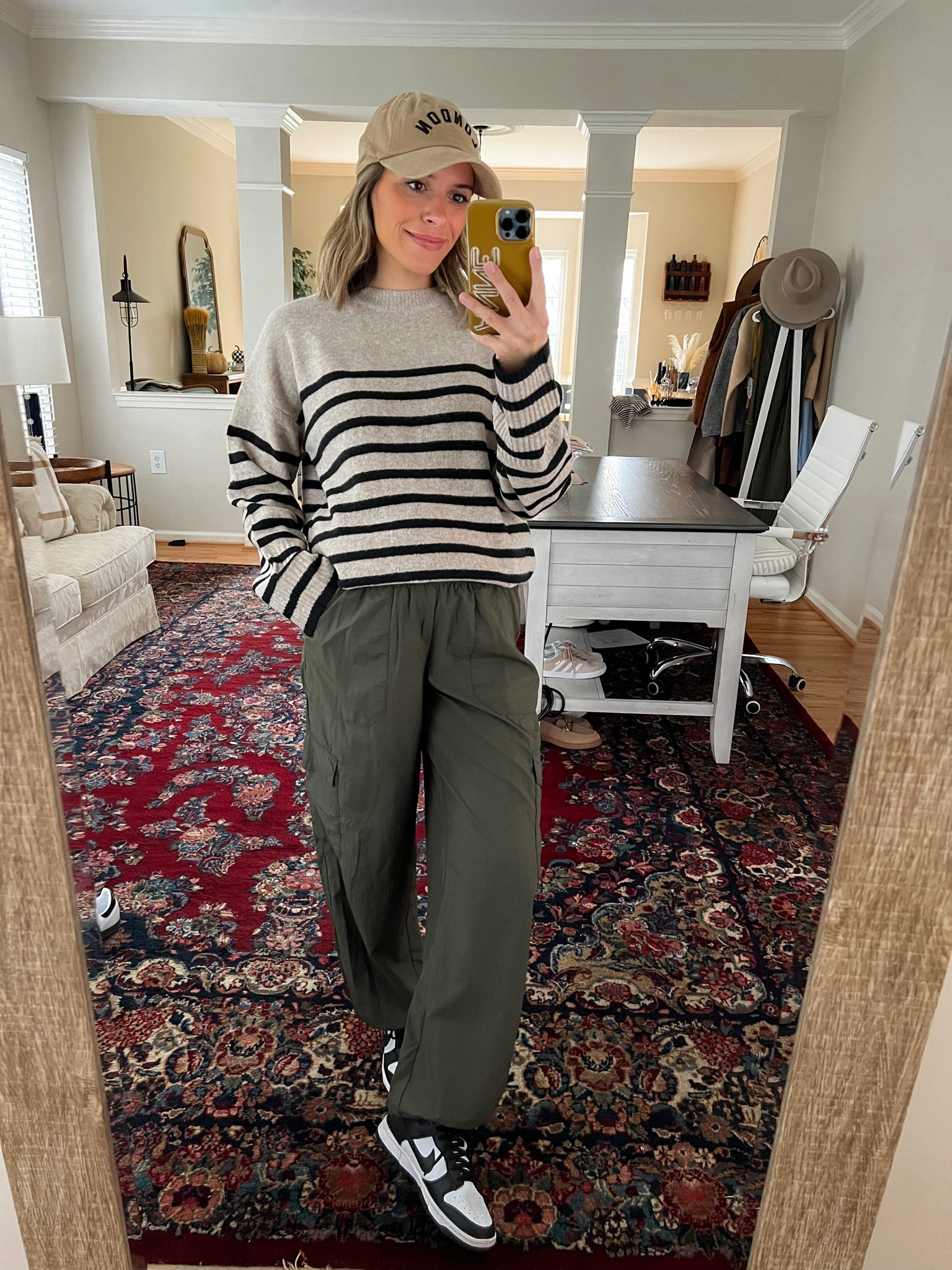 sweater size medium 
cargo pants size small

Bump friendly, bump style, maternity, pregnancy, pregnant 

#LTKsalealert #LTKfindsunder100 #LTKbump