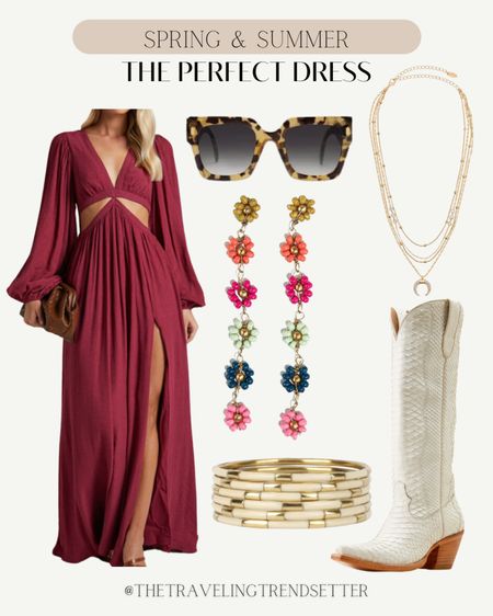 Wedding Guest dress, BoHo, chic, country, music, concert, outfit idea, music, festival, bridal shower, girls, night out, date, night, outfit idea, graduation dress, workwear, mom, Davie, maternity, vacation, outfit, travel, summer, spring cowgirl boots 

#LTKWorkwear #LTKFamily #LTKBump