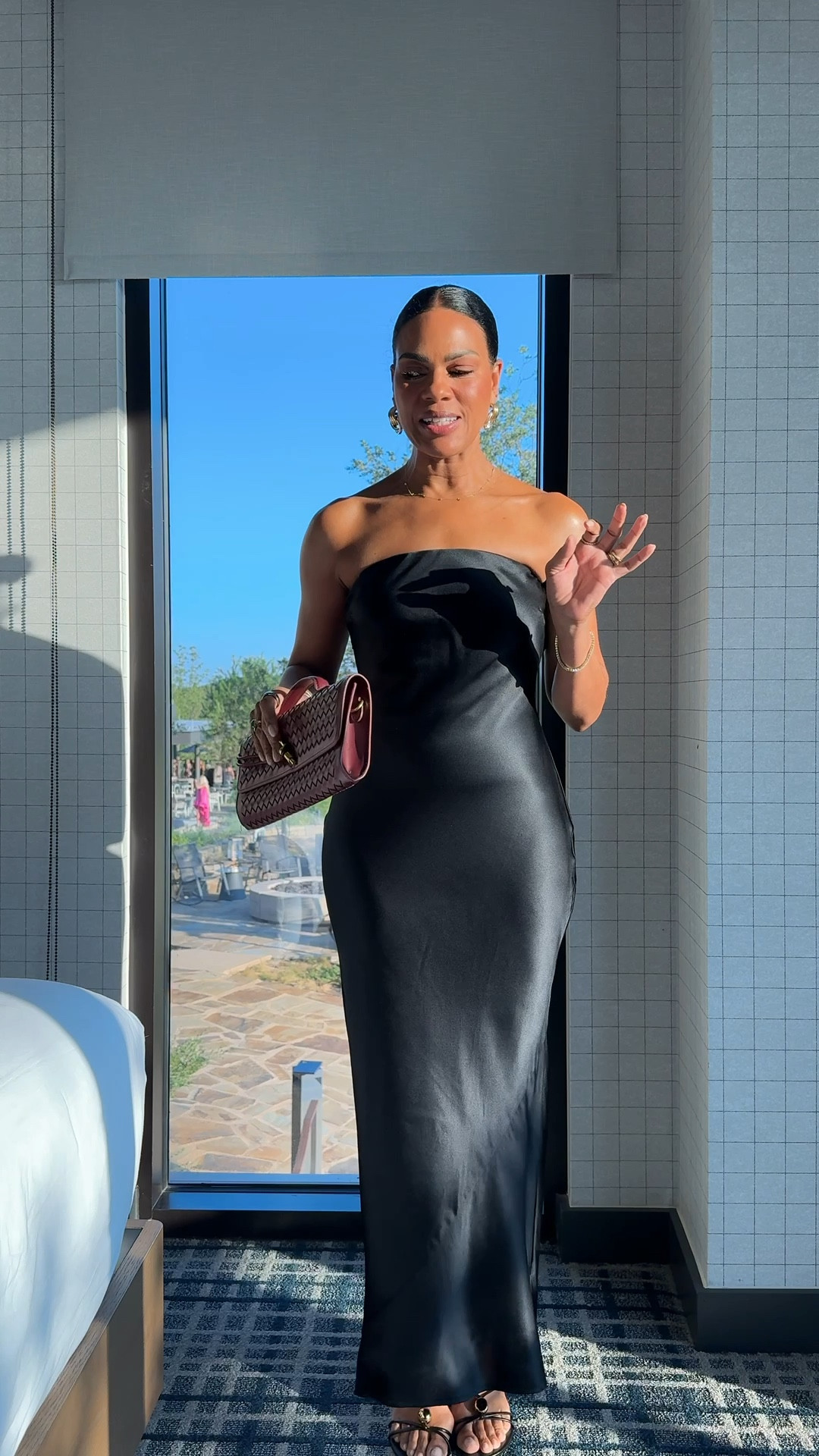 Cocktail party hosted by quince! Went true to size with this washable silk dress! 

#LTKOver40 #LTKCon