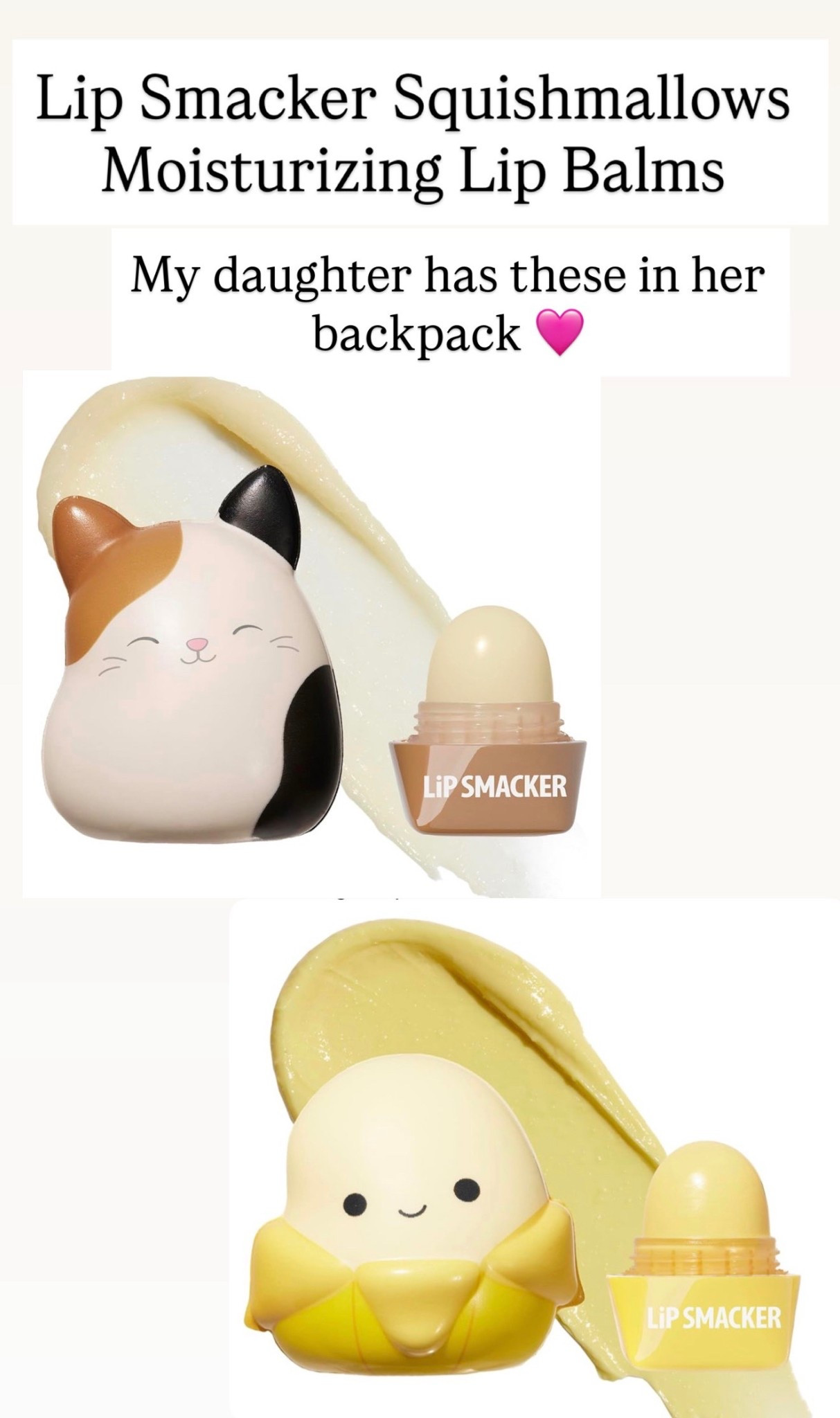 These are the cutest lip balms for kids!! I just love them!!! ❤️🩷💜

#LTKKids #LTKBeauty