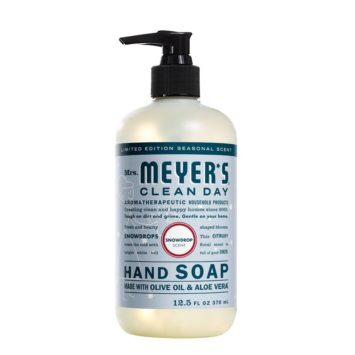 Mrs. Meyer's Clean Day Holiday Hand Soap - Snowdrop - 12.5 fl oz | Target