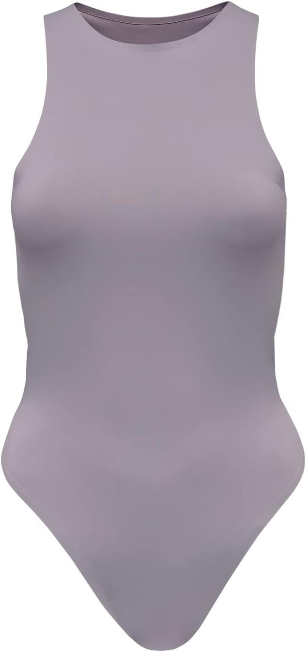 Almere High Neck Double Lined Contour Women's Bodysuit | Amazon (US)
