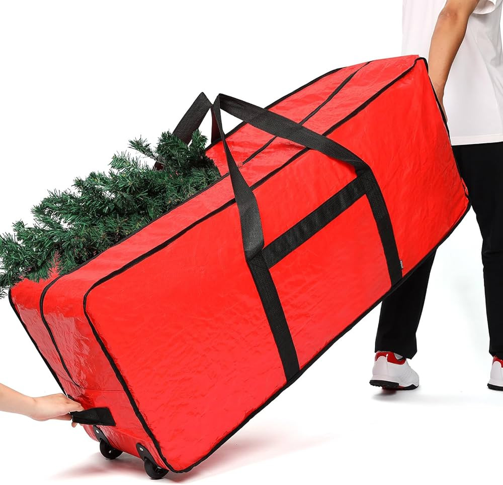HOMEST Christmas Tree Storage Bag, Fits for 7.5 ft Artificial Xmas Tree, Zippered Christmas Tree ... | Amazon (US)