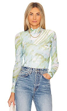 Edith High Neck Bodysuit
                    
                    superdown | Revolve Clothing (Global)