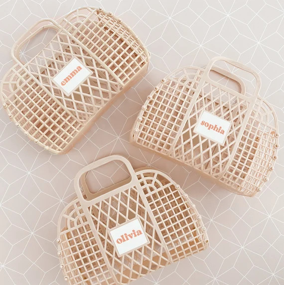 Personalized Jelly Bag Personalized Flower Girl Gift Bag for | Etsy | Etsy (US)