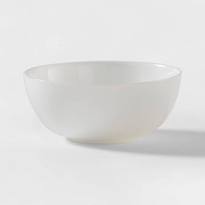 Glass Bowl 16oz White - Made By Design™ | Target