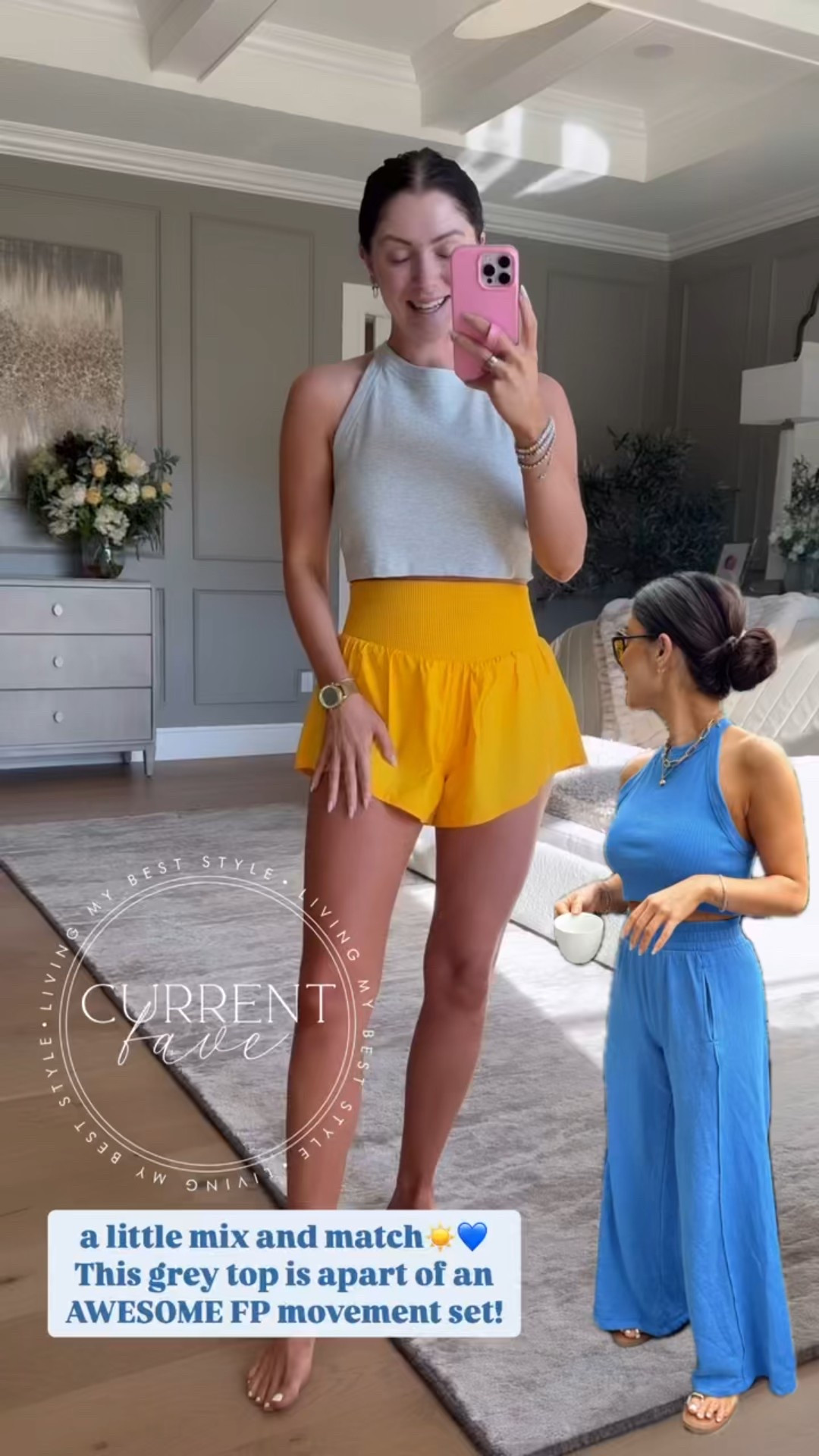 FP Carpe Diem Shorts with Go To Set Top! Both size small. 