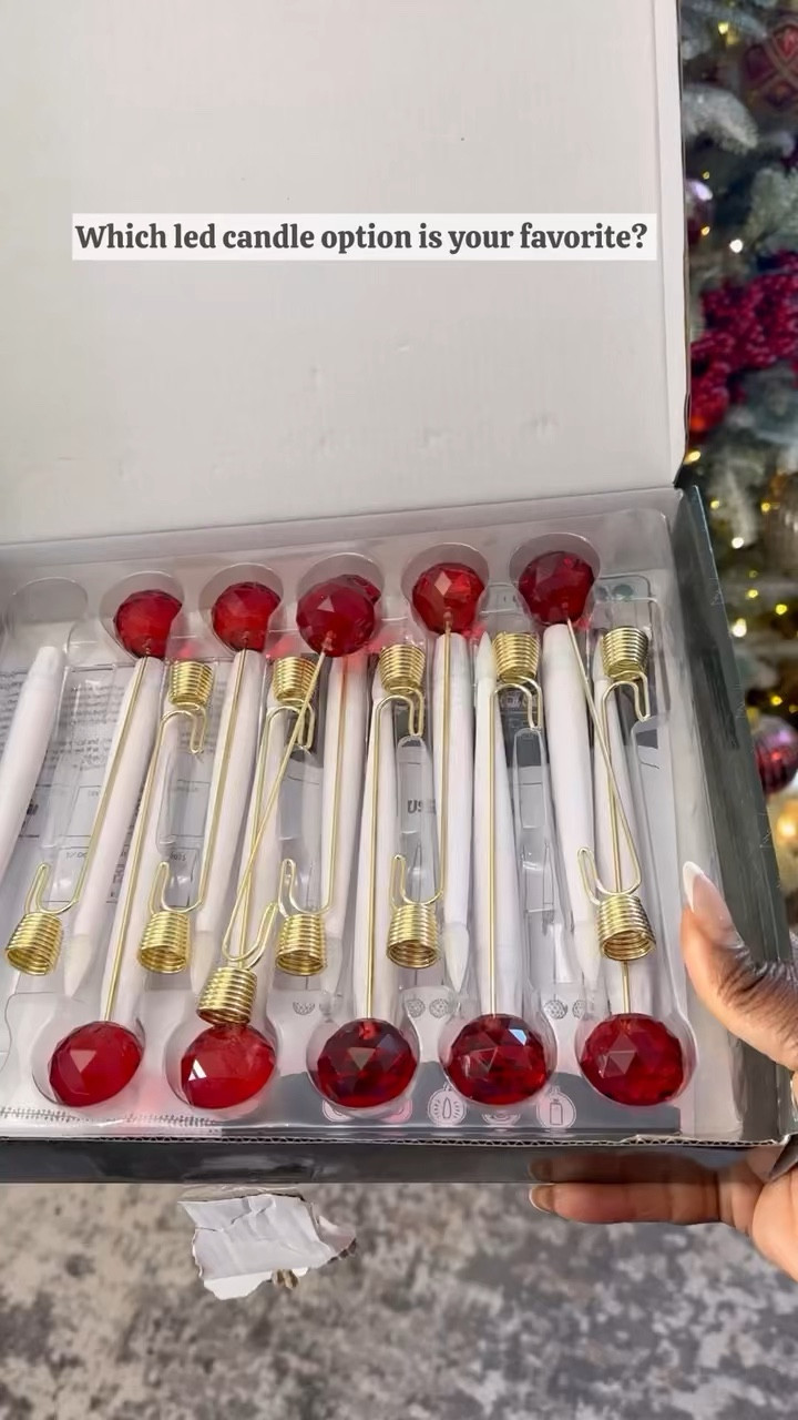 Which LED Christmas tree candle option is your favorite? These are so gorgeous and unique and take tree decorating to the next level! 

#LTKSaleAlert #LTKHome #LTKHoliday