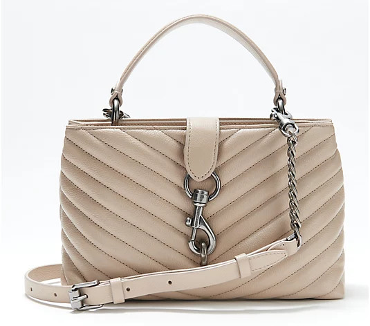 Rebecca Minkoff Edie Top Handle Satchel - QVC.com | QVC