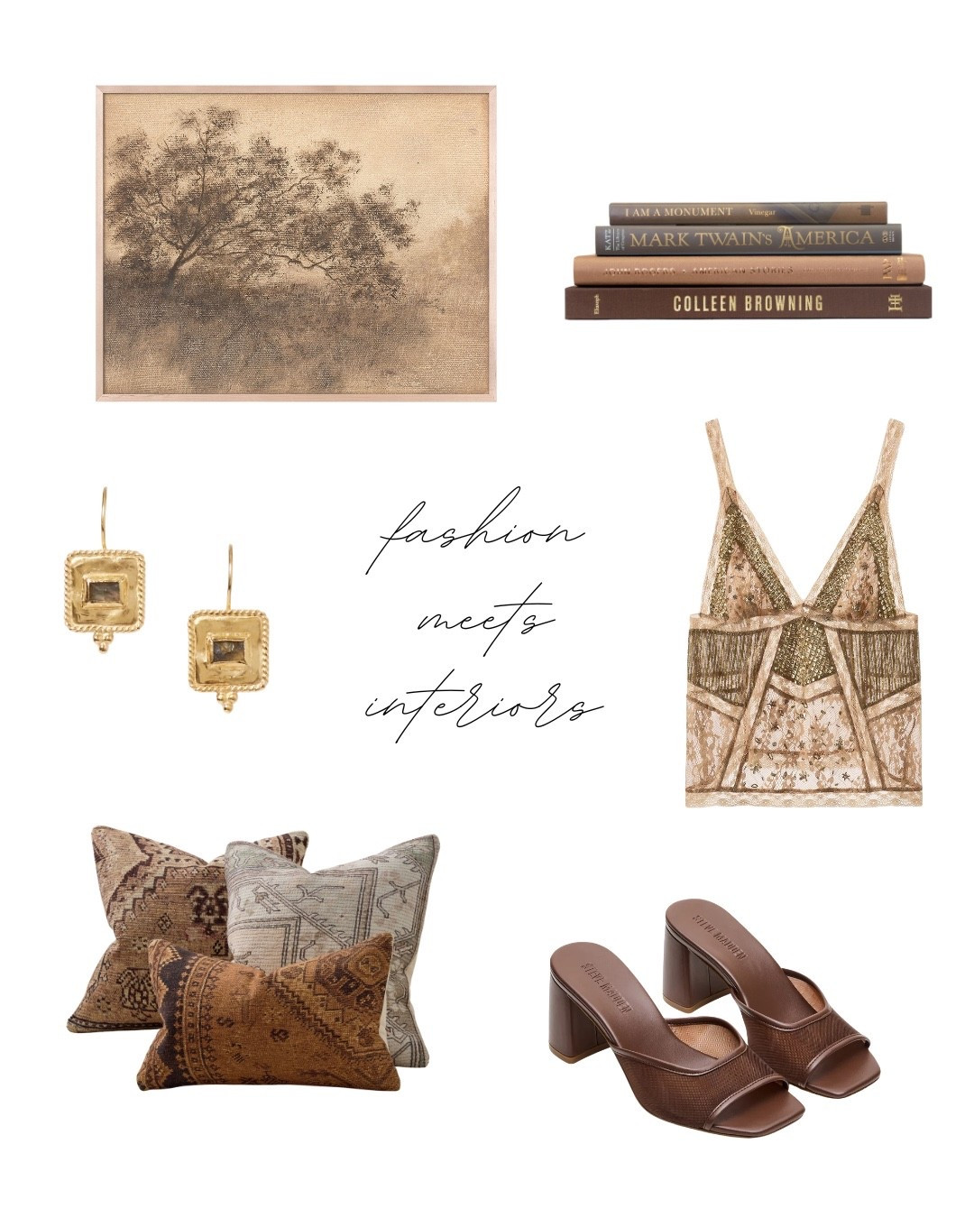 Fashion Meets Interior ✨ August Edition
At Covelle & Co., we don’t just sell homes—we style them. From the closet to the coffee table, our design-forward approach brings luxury to every corner of life.

This month, we’re channeling an authentic, moody elegance—think rich brown tones and dark-toned glitter with a confident edge.

👚 Zara’s earth-toned tank sets the tone
💫 Chan Luu earrings add that organic shimmer
👠 Steve Madden heels walk the line between chic & grounded
🖼️ Pottery Barn wall art brings soul to the space
📚 Pottery Barn coffee table books that speak your language
🛋️ West Elm pillows to finish with cozy-cool vibes

Whether you're dressing yourself or your dream home, style is everything—and we do both.

Where fashion, interior, and real estate meet—Covelle & Co. style.
#FashionMeetsInterior #CovelleAndCo #LiveInStyle #RealEstateMeetsDesign #StyledToSell #ZaraStyle #WestElmHome #MoodyInteriors #SteveMaddenStyle #DesignObsessed #BrownIsBack #ChanLuuJewelry #AuthenticStyle #PotteryBarnFinds

#LTKSaleAlert #LTKHome #LTKStyleTip