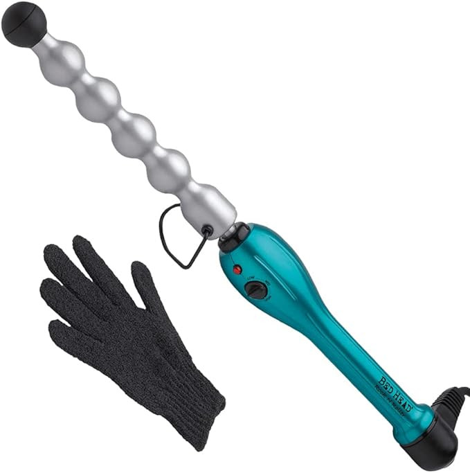 Bed Head Rock N Roller Clamp Free 2-in-1 Curling Wand | Round Barrel for Tousled Waves | Amazon (US)