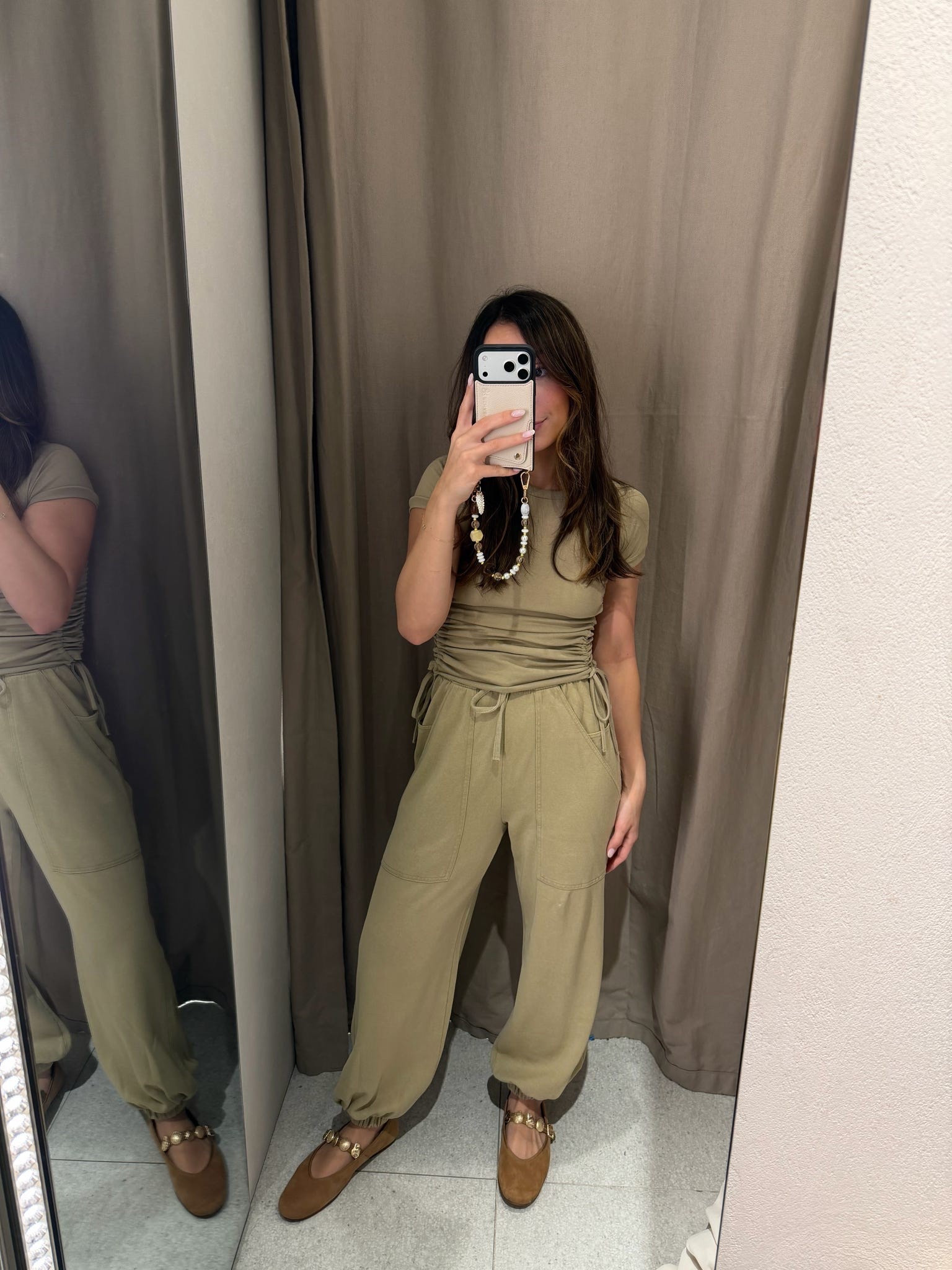 This set is so versatile and the color is SO perfect!! Love the tie details on the sides and it’s so comfy! Wearing size S  

#LTKootd #LTKPetite #LTKspring