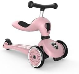 Scoot & Ride Highwaykick 1, 2-in-1 Toddler Scooter with Seat & Kickboard for Ages 1-5, Rose - Ind... | Amazon (US)
