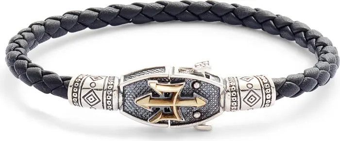 Konstantino Men's Perseus Braided Leather Bracelet | Nordstrom | Nordstrom