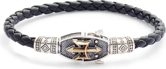 Konstantino Men's Perseus Braided Leather Bracelet | Nordstrom | Nordstrom