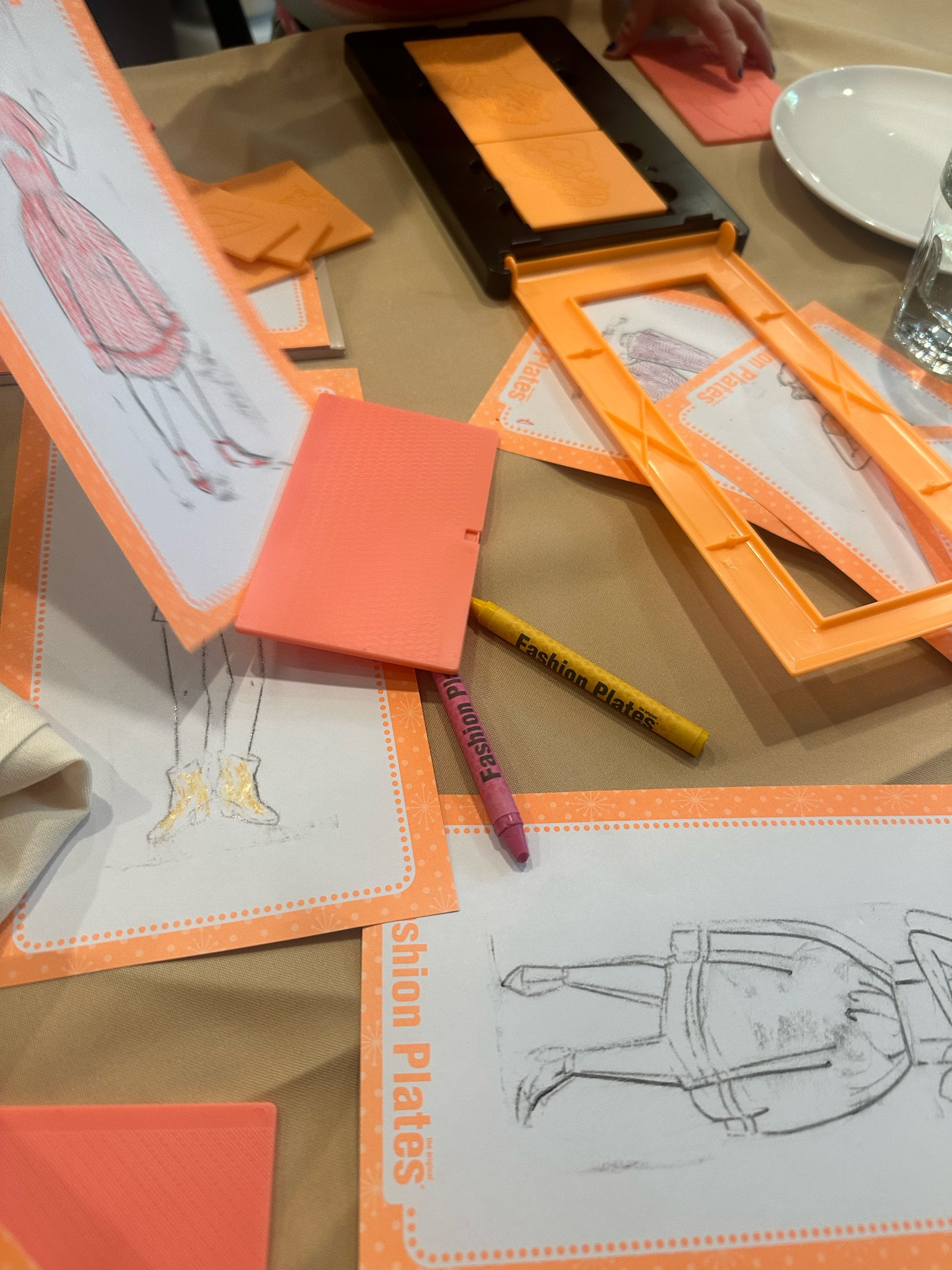 While I am not a fan of the nineties… I do love the toys I grew up with and I love that they are making a come back like these fashion plates that my goddaughter was playing with! I even got in on the action! So easy and the perfect out to dinner activity for kiddos and adults alike.

#LTKKids #LTKGiftGuide #LTKFamily