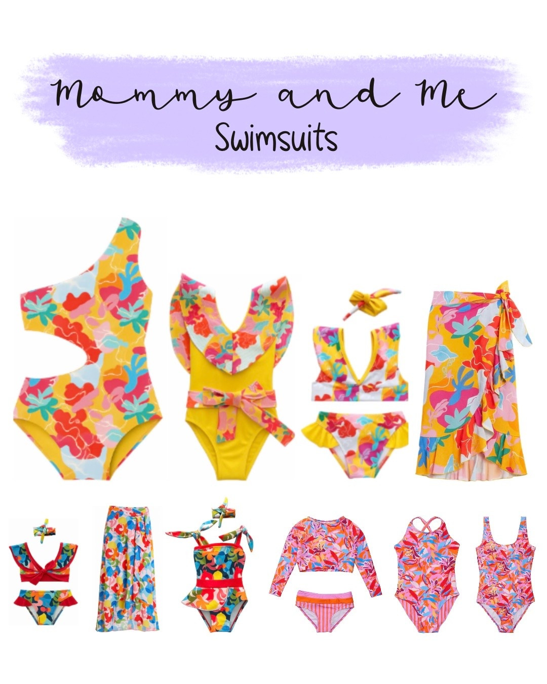 Mommy and me matching swimsuits and other outfit sets  

#LTKBaby #LTKmomlife #LTKKids