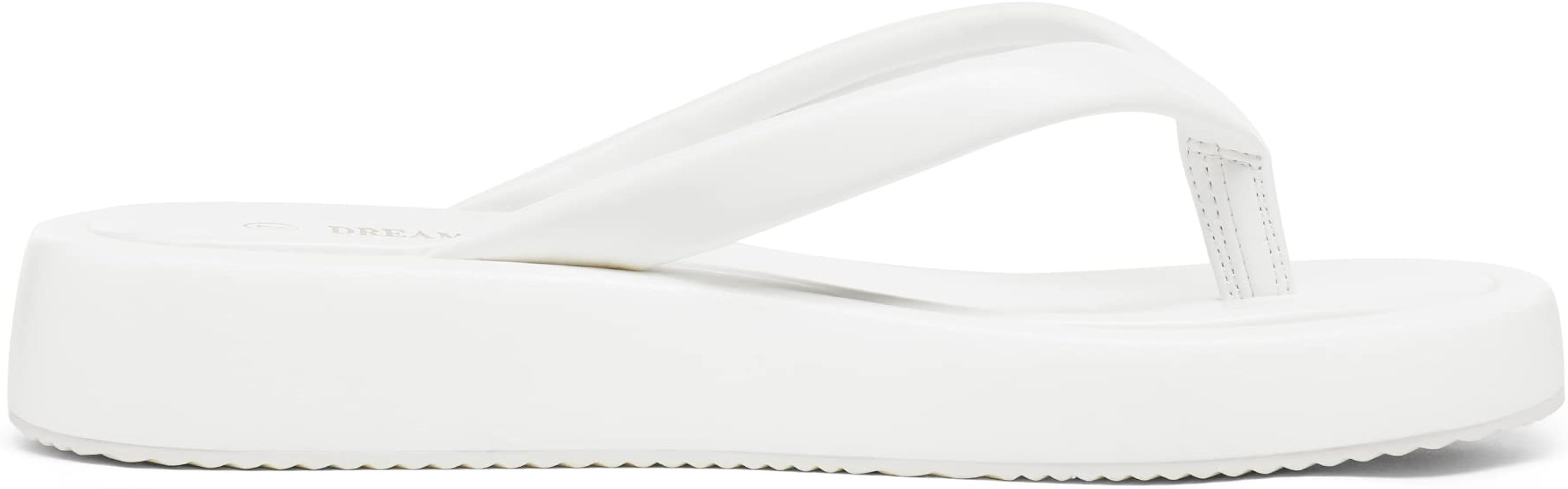 DREAM PAIRS Women Flip Flops Platform Thong Sandals Comfortable Beach Casual Indoor Outdoor Walki... | Amazon (US)