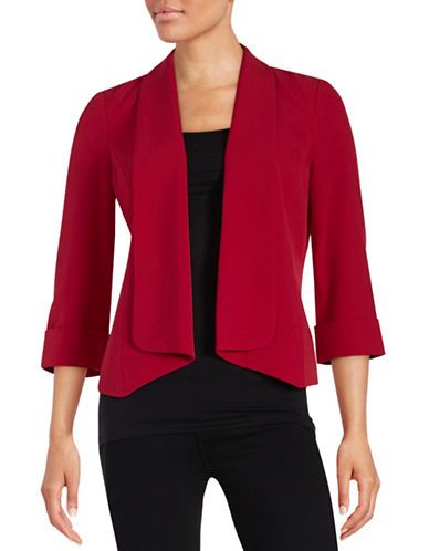 NIPON BOUTIQUE Crepe Flyaway Jacket | Lord & Taylor