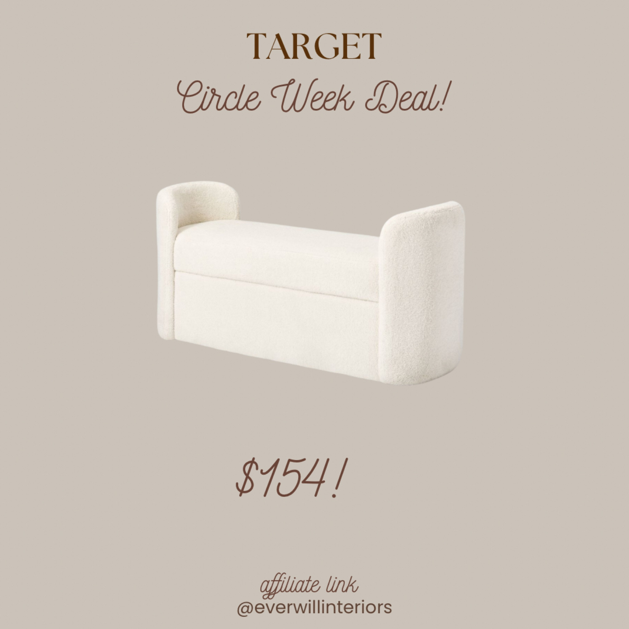 Loving these Sherpa finds! And on major sale!

#sherpabenchsale #targetbenchesonsale #benchesonsale #benchdeals #targetcircleweekdeals

#LTKSummerSales #LTKHome #LTKSaleAlert
