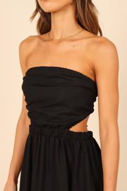 Nandita Mini Cutout Dress - Black | Petal & Pup (US)