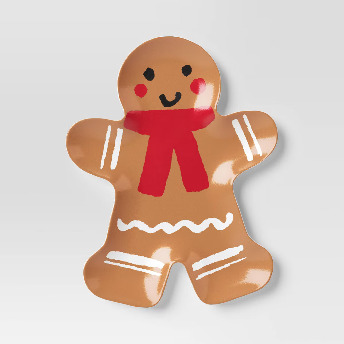 7.7" Christmas Melamine Gingerbread Appetizer Plate Brown - Wondershop™ | Target