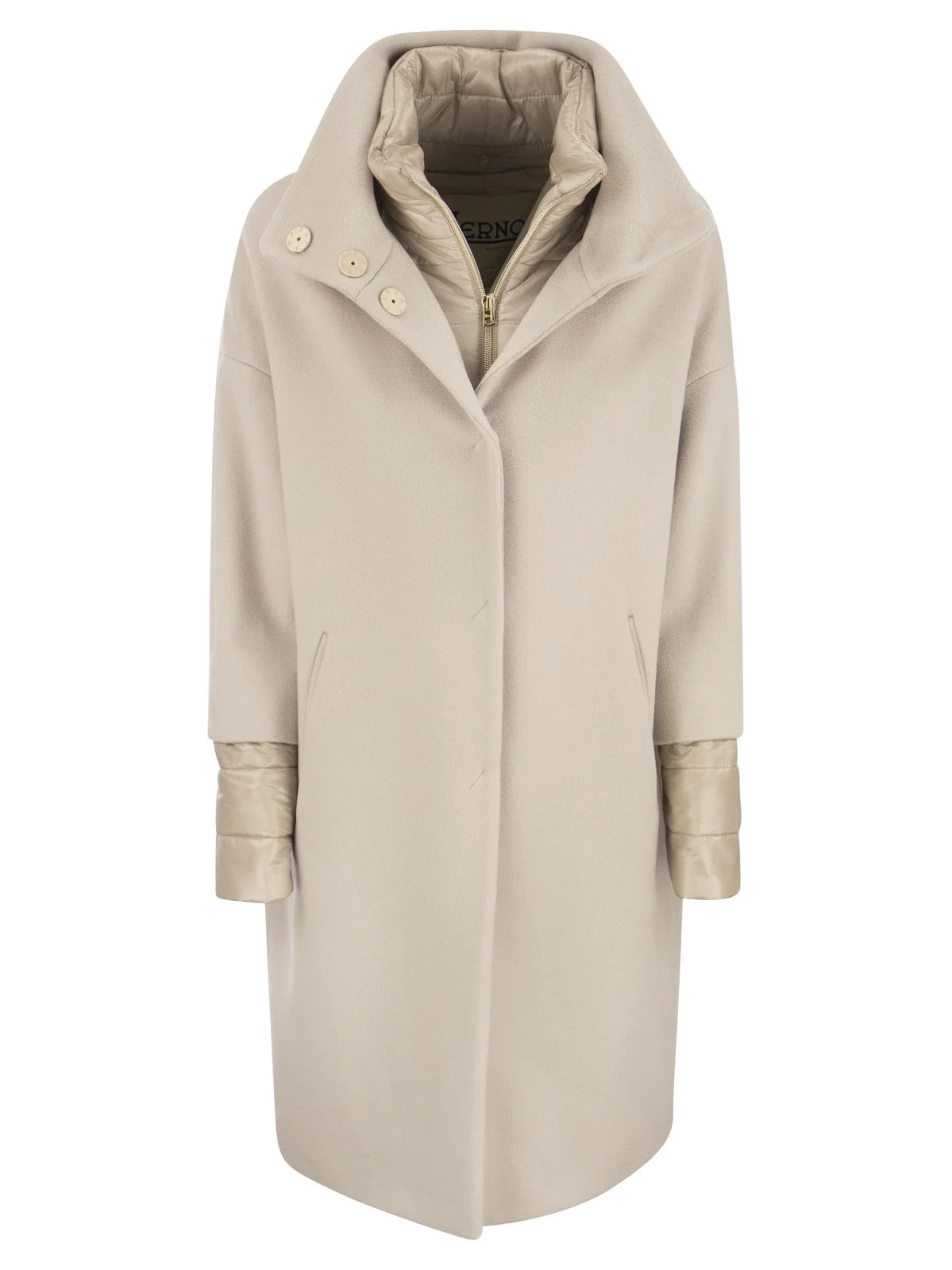 Herno Long Sleeved Coat | Cettire Global