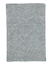 Wool Herringbone Contemporary Area Rug | TJ Maxx