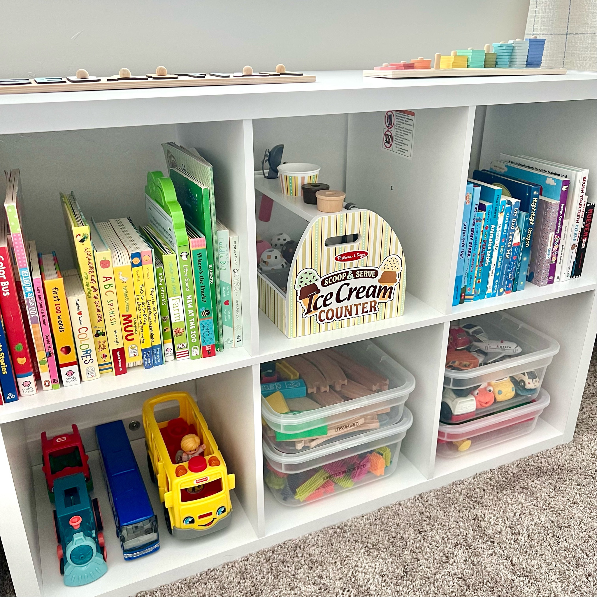 Love these clear toy storage bins  to help keep our playroom organized. Perfect solution for storing puzzles, blocks, board games etc. Also comes in a variety of sizes!

Toy bins, playroom, storage, toy organization, Kallax, IKEA 

#LTKhome #LTKbaby #LTKfamily