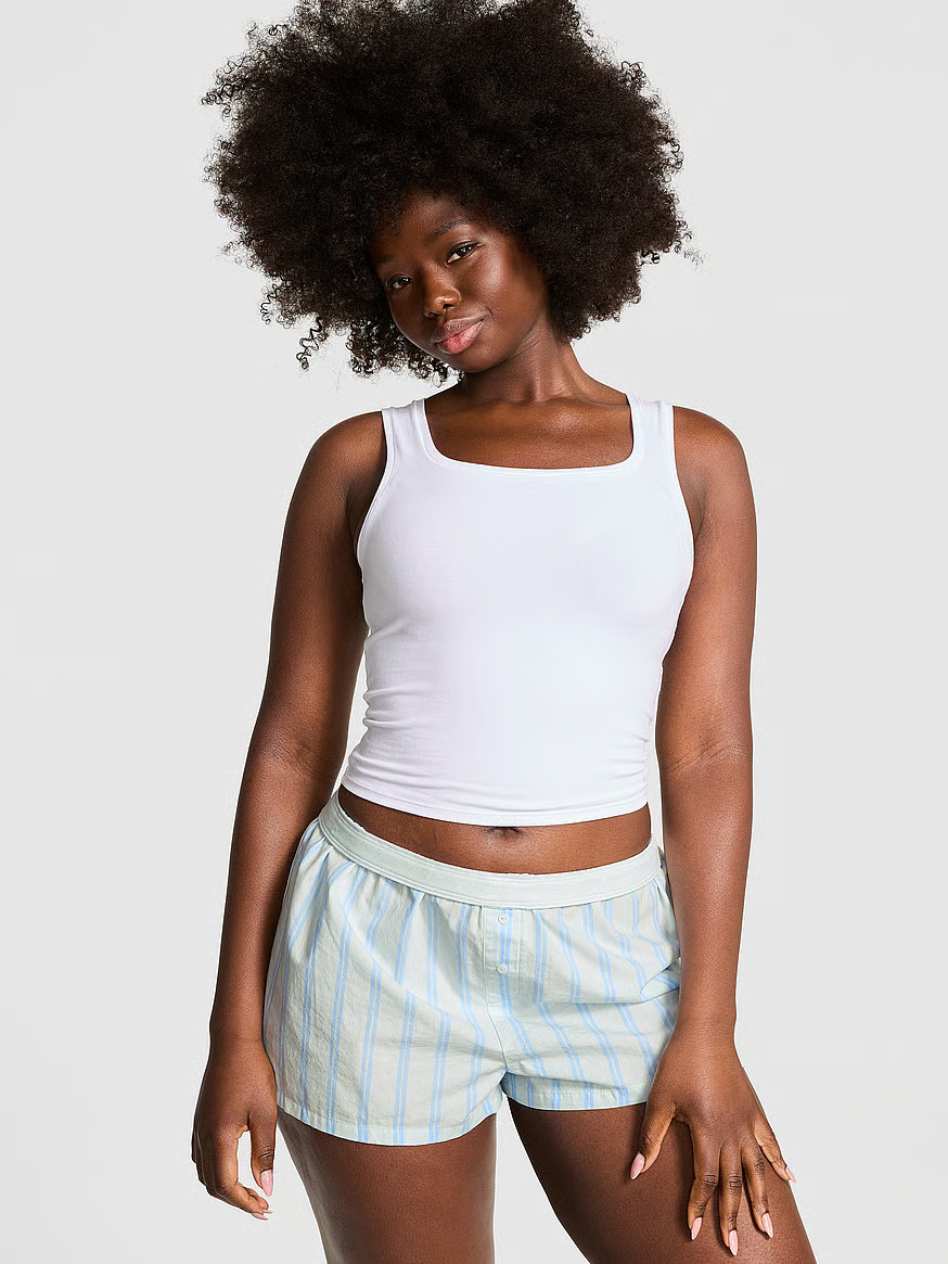Buy TENCEL™ Boxy Pajama Shorts, Bliss Stripes - Order Pajama Bottoms online - Victoria's Secret... | Victoria's Secret (US / CA )