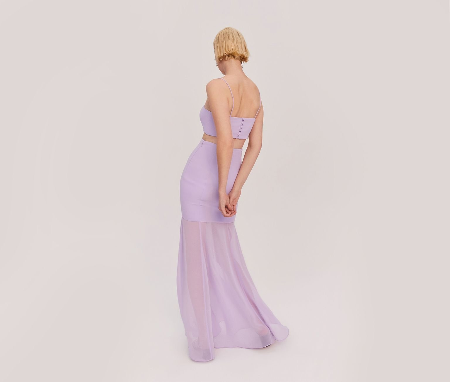 FABRIC & COLOR Light Georgette | Lilac | Fame and Partners