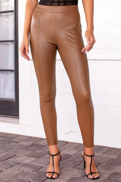 Pamela Tan Vegan Leather Leggings | Shop Priceless