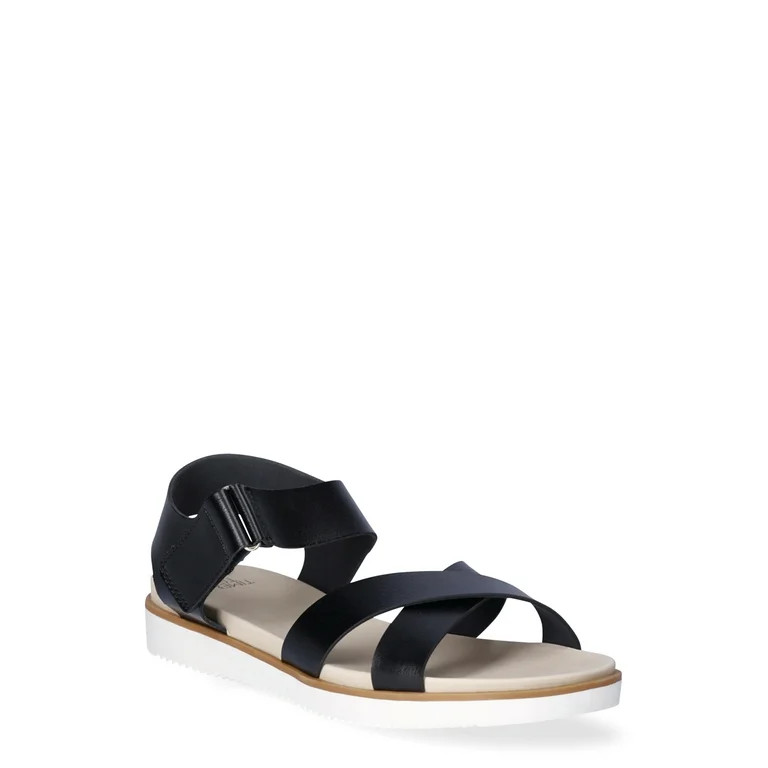 Time and Tru Women's Comfort Sandal-Wide Width Available - Walmart.com | Walmart (US)