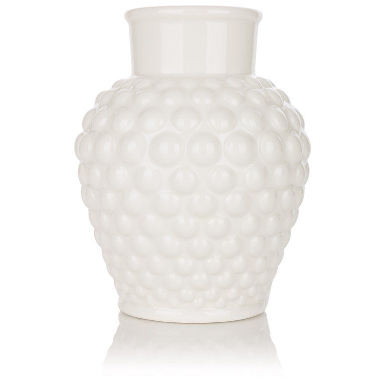 My Texas House Glass Hobnail Vase, 6" Tall, White | Walmart (US)