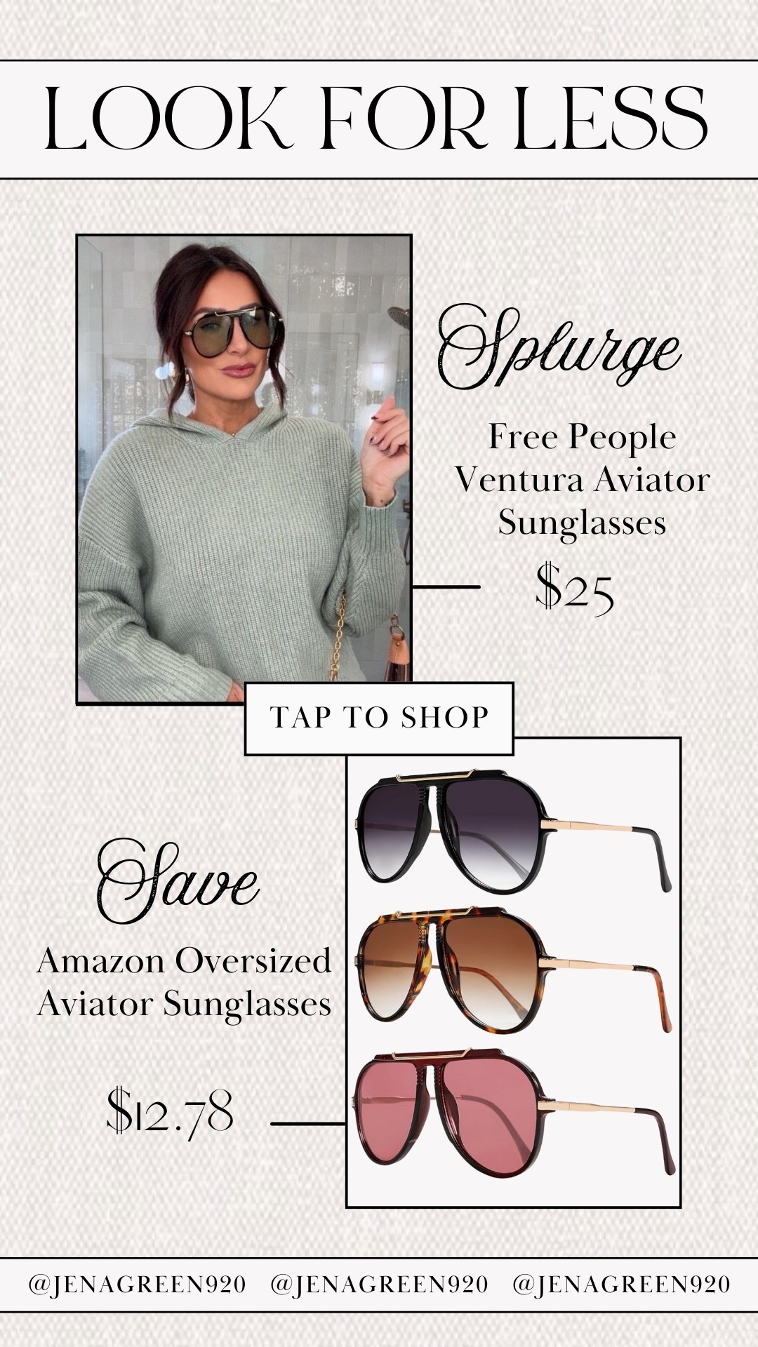 Look For Less | Aviator Sunglasses | Free People Sunglasses

#LTKFindsUnder50 #LTKFindsUnder100 #LTKSeasonal