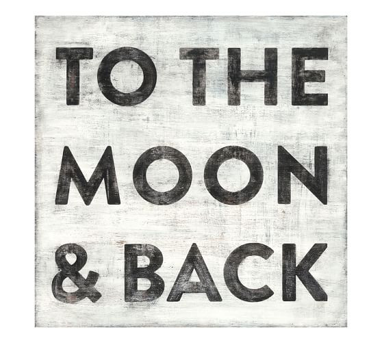 To The Moon And Back Wall Art | Pottery Barn (US)