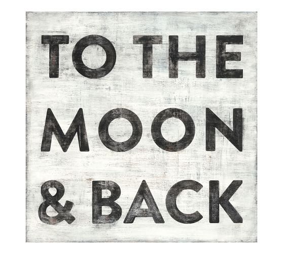 To The Moon And Back Wall Art | Pottery Barn (US)