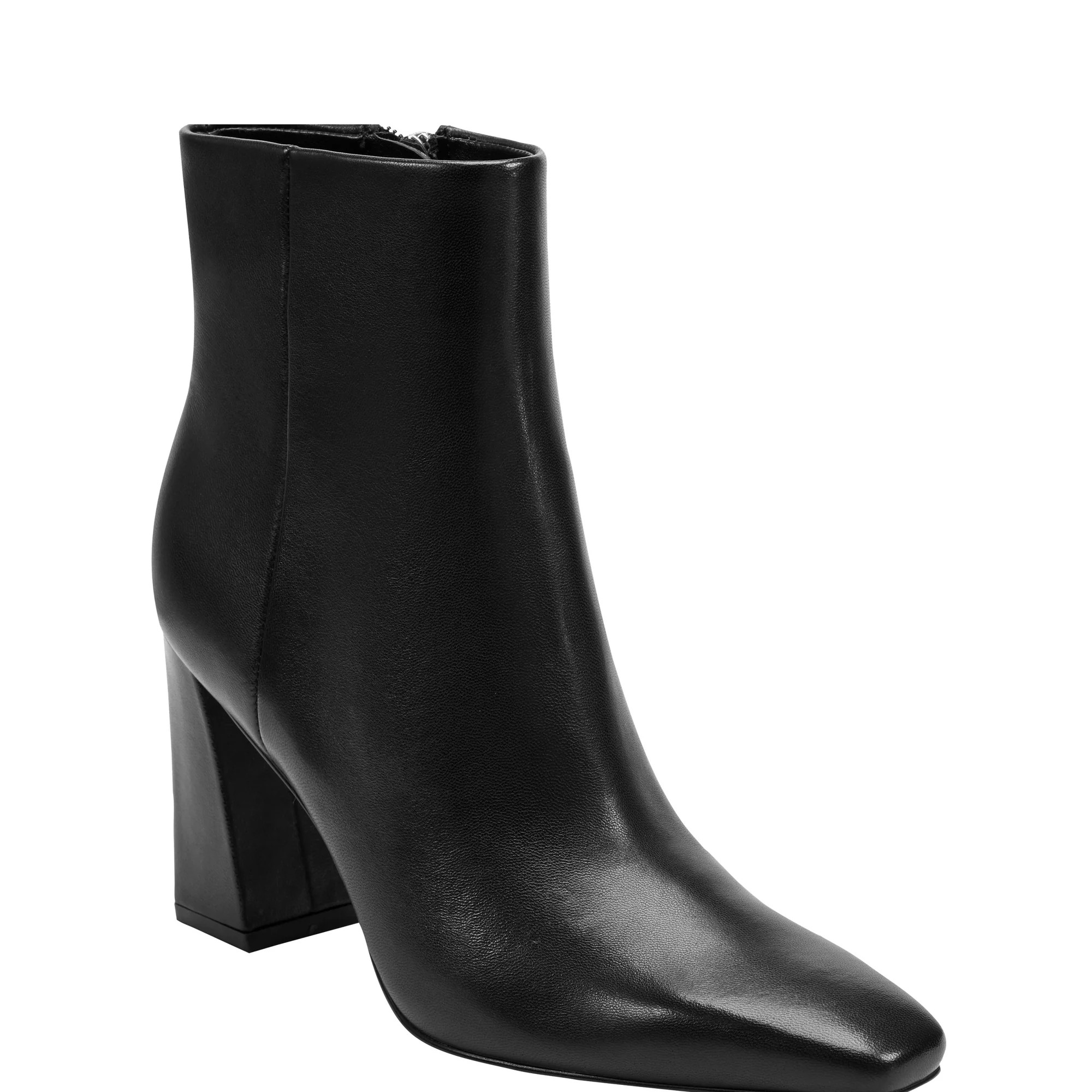 Novella Block Heel Leather Ankle Bootie | Marc Fisher
