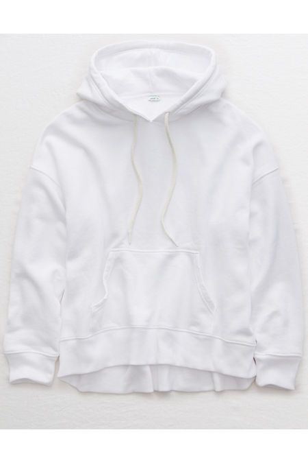 Aerie Weekend Oversized Hoodie Women's White M | American Eagle Outfitters (US & CA)