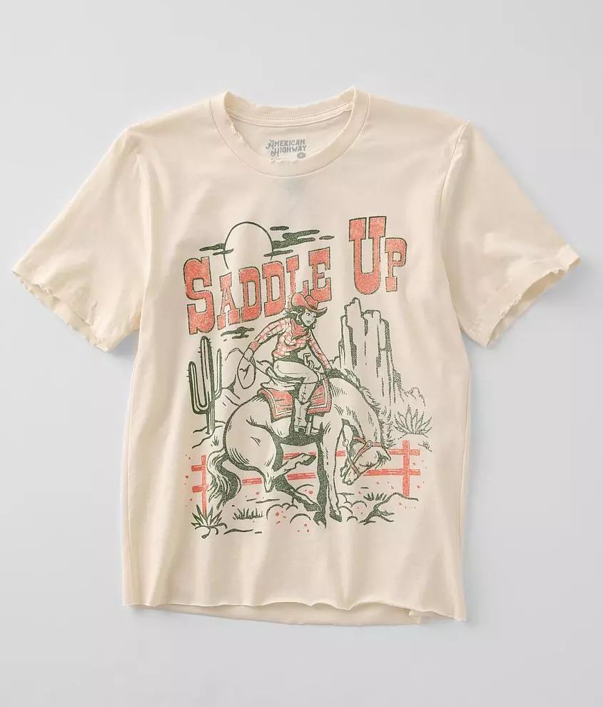 Saddle Up Girl T-Shirt | Buckle