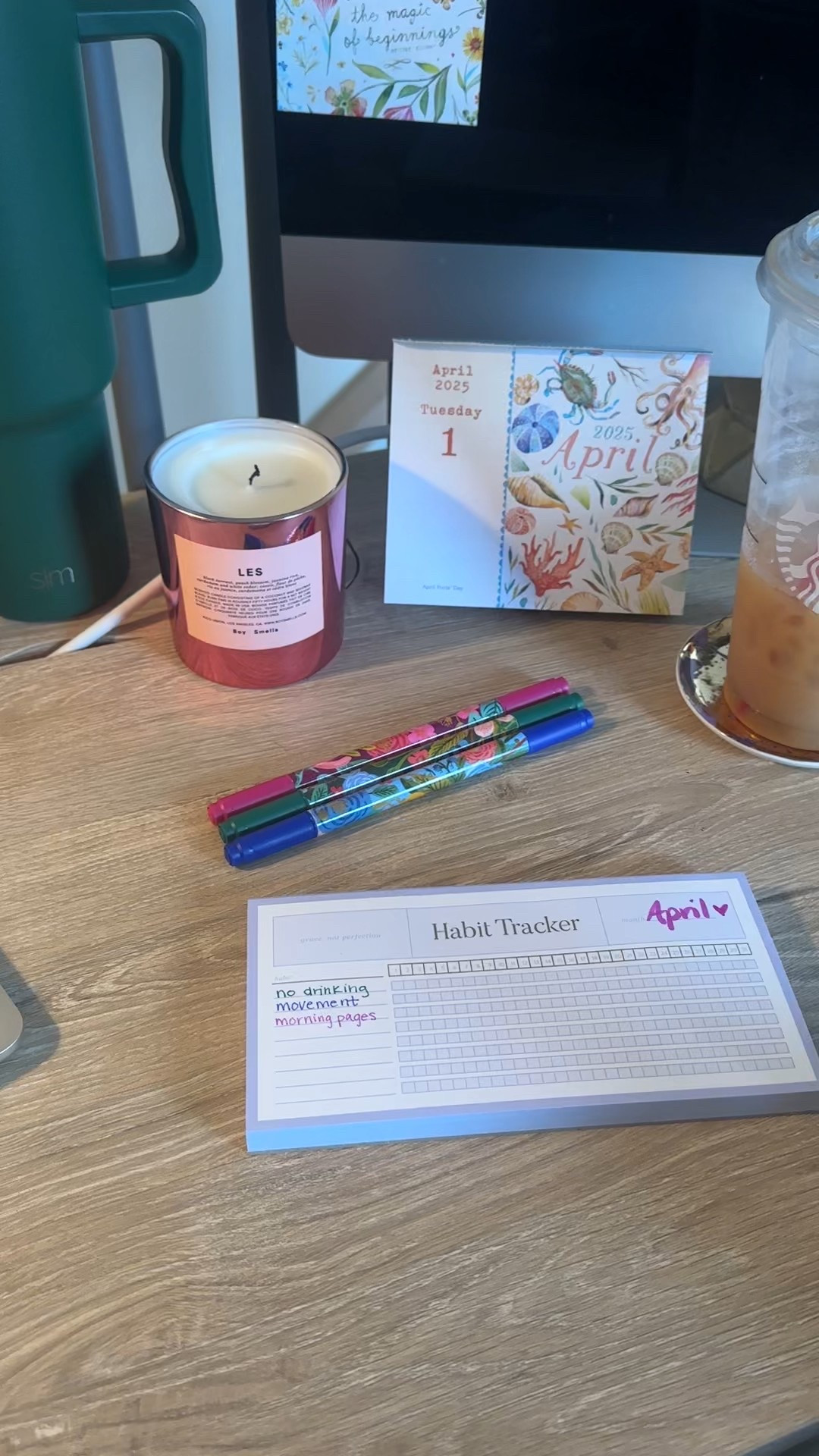 Getting organized for the month ahead and setting my goals ✨ Obsessed with this Habit Tracker notepad… it’s like an adult sticker chart to track your progress! 🌟

#LTKHome #LTKSeasonal #LTKWatchNow