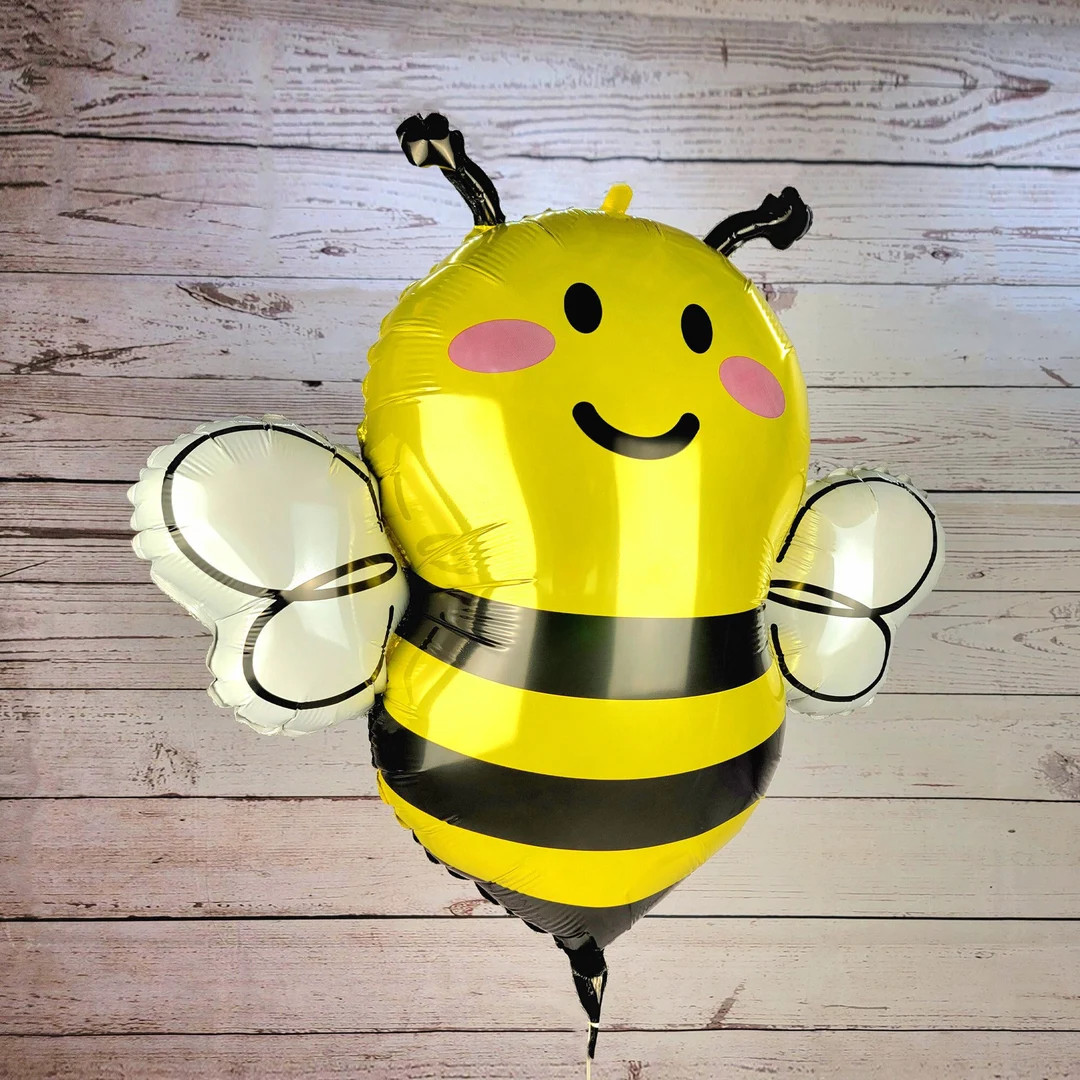 34 Bee Balloon Bumble Bee Birthday Party, First Bee Day Birthday, What Will It Bee, Bee Gender Re... | Etsy (US)