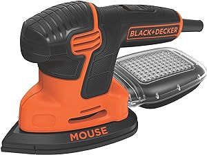 BLACK+DECKER Detail Sander, 1.2 Amp, 16,000 OPM, Compact Design, 3-Position Grip for Comfort, Inc... | Amazon (US)