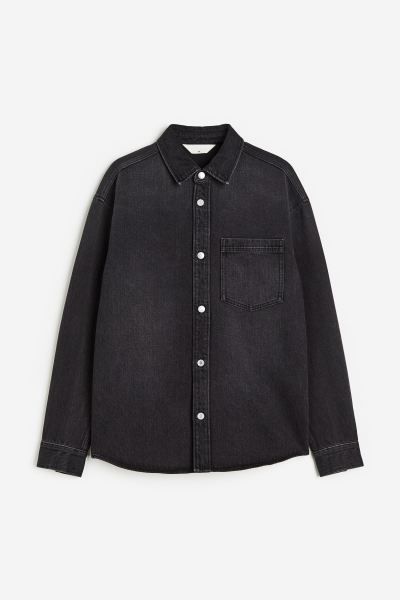 Regular Fit Denim Overshirt | H&M (US)