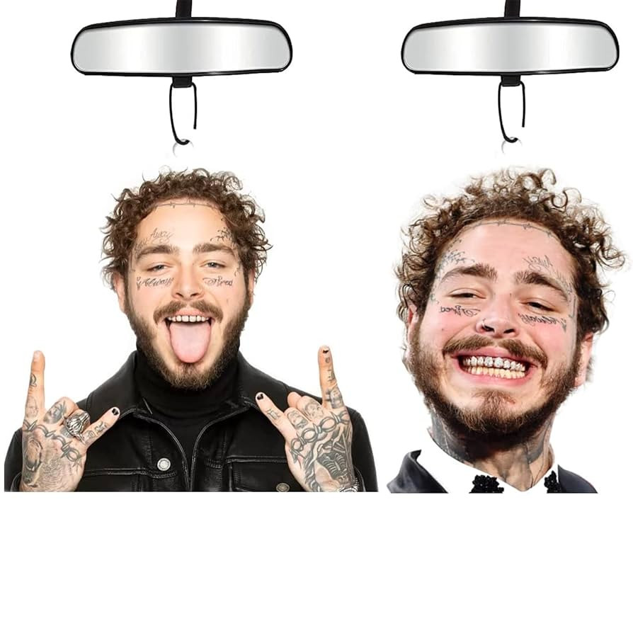 2PCS Post's Music Malone Gift Car Air Freshener Birthday Gift Fans Gift House Air Freshener Car R... | Amazon (US)